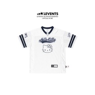Levents x Hello Kitty | Champion Oversized Jersey/ White Thai Mesh and Unisex Polyester Ball