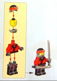 LEGO The LEGO Ninjago Movie 70615 NJO349 Kai 淨人仔1隻 Minifig only (全新 連武士刀兩把)