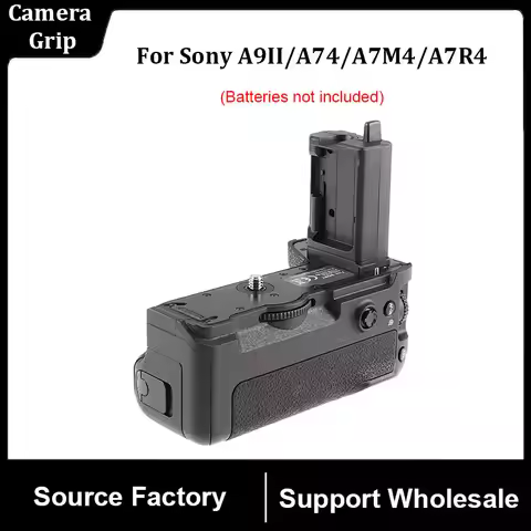VG-C4EM Vertical Camera Battery Grip Holder For Sony A9Ⅱ/ A7R4/ A7M4/ A7RM4/ A1/ A7SⅢ/ A7RⅣ/ A7RV/ A