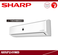 [ Delivered by Seller ] SHARP 2.5HP J-Tech Inverter Plasmacluster Air Conditioner / Aircond / Air Cond R32 AHXP24YMD