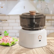 Baosity Food Processor Blender 350ml Automatic 3 Blade Slicer Kitchen Tools Electric Garlic Chopper for Salad Onion Chili Meat Spice