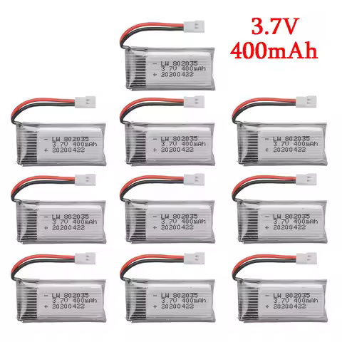 3.7V 400mah Lipo Battery For SYMA X11 X11C X4 X15 X5A-1 X15C X15W H31 H107 KY101 E33C E33 U816A V252