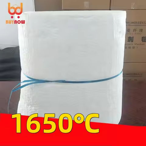 50x100cm Aluminum Silicate Ceramic Fiber Insulation Blanket Zirconium 1650 ℃ High Temperature Boiler