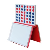 Four in A Row Board Game with Magnetic Closure Built-in Storage Travel Family Night Parties Book Sha