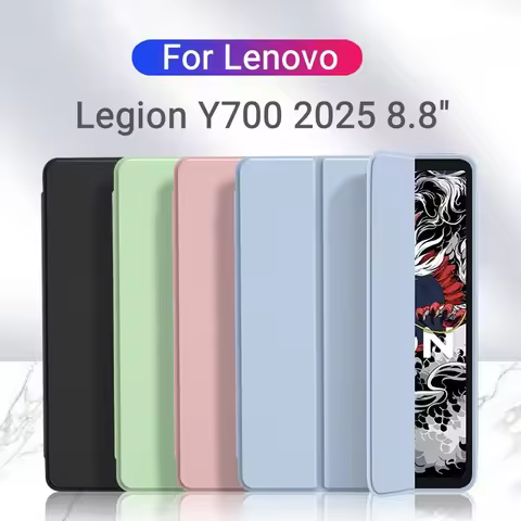 For Lenovo Legion Y700 2025 Case PU Leather Soft TPU Back Stand Tablet Shell For Legion Y700 2025 Ca