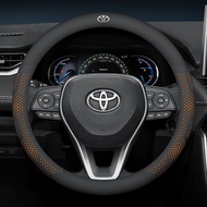 Chamois Car Steering Wheel Cover For Toyota Corlla Camry Yaris Auris C-HR RAV4 Land Cruiser Prius Ha