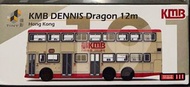 (全新) TINY 微影 合金車仔 191 – 九巴 KMB 丹尼士 巨龍 Dennis Dragon 12m 巴士 (路線:111)