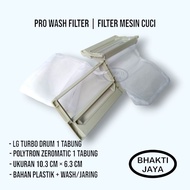 MESIN Polytron Washing Machine Filter | Pro Wash Filter | LG LG | 1 Tube | 10.2 x 6.3 cm SB