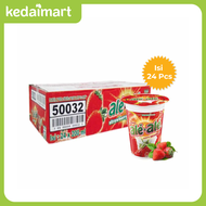 Ale Ale Rasa Strawberry Dus Isi 24 x 180 ml