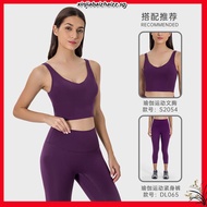 Lulu  sexy yoga sports bra ss back high elastic shockproof fitness bra dw002