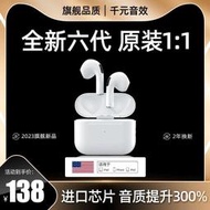 藍牙耳機無線適用蘋果14iphone13pro華強北四五六代降噪5