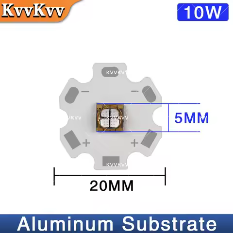 1PCS 10W UV LED 5050 XMLLT6 XMLL2 LG 365 370 380 385 Chip Purple 395 395 400 410nm For Flashlight Pa
