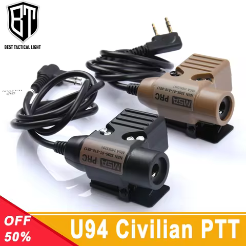 Tactical NEW U94 PTT Civilian Version WADSN Headset COMTA WST TAC-SKY Earphone Hunting Headphone PTT