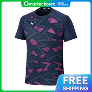 Mizuno | มซโน 82JAC10414 เสอยดคอกลม สมวง