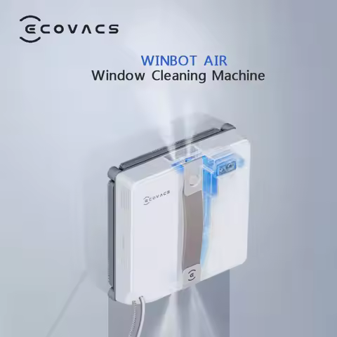 ECOVACS Original WINBOT AIR MINI Window Cleaning Robot 8000Pa Glass Vacuum Cleaner - Efficient Home 