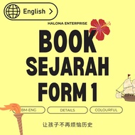 BOOK  Form 1 History Bilingual Notes (BM + English) – Printed Book 📌 Buku Nota Sejarah Tingkatan 1 D