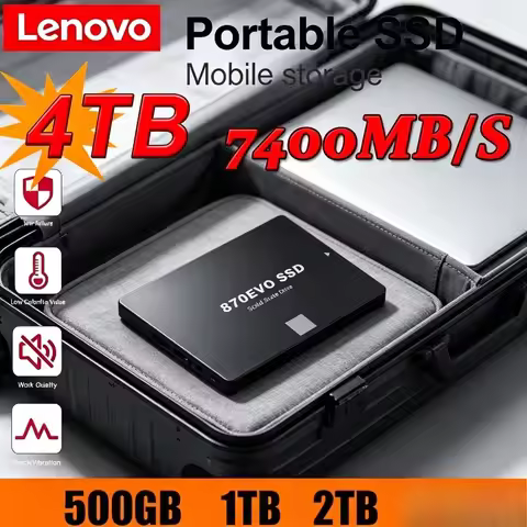 Lenovo 870 EVO Solid State Disk SSD 2.5 Inch 1TB 2TB 4TB Internal HDD Hard Drive Sata3 For Laptop Mi