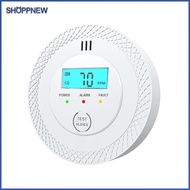 CO Alarm Sensor 85dB High Sensitive Warning Carbon Monoxide Alarm Detector LCD Display Carbon Monoxi