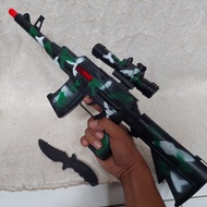 HIJAU Army Toy kretek Sogan gun - AK 47 shock wave Green A11