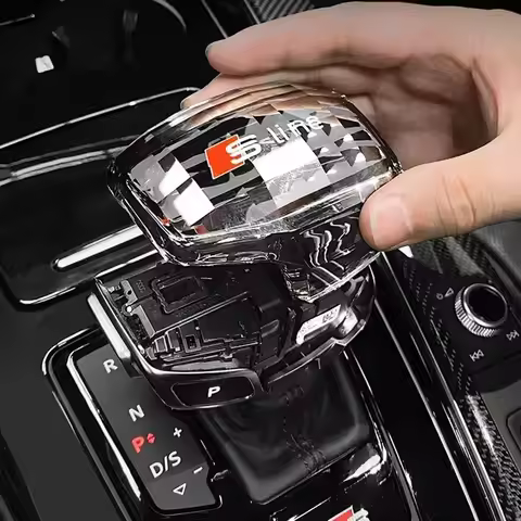 Audi Crystal Gear Shift Handle Head Lever A6 C8 A6L RS7 A7 Q7 RS6 A4 A4L Q5L RS4 RS5 A5 S4 S5 SQ5