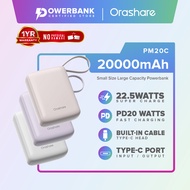 Orashare PM20C 20000mAh Built-in Cable Compact Powerbank