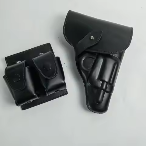 9mm/10mm ZP5 Revolver Cowhide Holster Plainclothes Waist Quickdraw Tactical 05 Style Swivel Pistol B