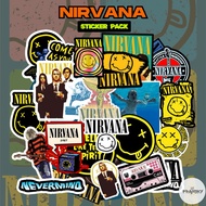 HP Fragsky - 20 & 25 Pcs Special Stickers Series Nirvana Band Rock Artist Pack | Premium Laminated D