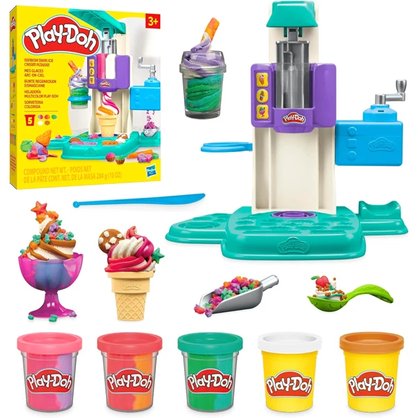 Đồ Chơi Bột Nặn Nhà Máy Kem Cầu Vòng - Playdoh G0028