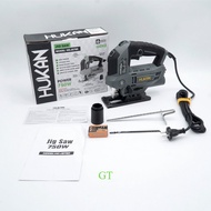 Máy cưa lọng HUKAN HK-JS750 có chỉnh tốc 6 số Khả năng cắt gỗ: 65mm Khả năng cắt sắt: 3mm MÁY CHÍN