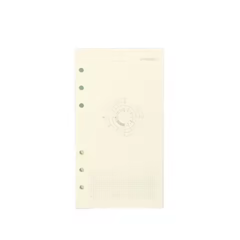 45Sheet Loose-Leaf Notebook Refill Paper Line Grid Refill Spiral Binder A5 A6 A7 Inner Refill Paper 