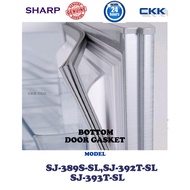 SHARP PETI SEJUK BAWAH PINTU GETAH/ SHARP REFRIGERATOR BOTTOM DOOR GASKET SJ-389S-SL,SJ-392T-SL,SJ-3