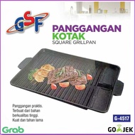 Square Grill Pan BBQ Grill GSF G-4517 - Non-Stick