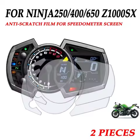 For Kawasaki Ninja 250 400 650 1000 Z1000SX Versys X-300 ZX-6R ZX25R Motorcycle Cluster Scratch Scre