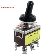 AC 250V 15A on/on 2 Position DPDT Toggle Switch with Waterproof Boot
