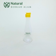 330 Ml Natural Bowling Bottle with Mushroom Fliptop Cap / Plastic Bottle / Honey Bottle / Drinking B