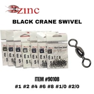 ZINC 9010B BLACK CRANE SWIVEL EXTRA STRONG