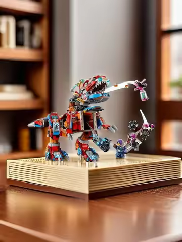 71484 LEGO Dreamzzz Cooper’s Robot Dinosaur C-Rex Building Toys - Ages 9 for Children ,Gifts suitabl