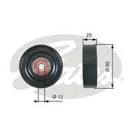 Engine Front Belt Pulley 85MM NISSAN SUNNY NEO N16 PRIMERA P11 QG16 1.6 QG18 1.8 CEFIRO A32 VQ20 2.0