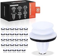 A-Premium 30PCS Nylon Door Upper Pillar Trim & Trunk Lining Retainer Compatible with Mercedes-Benz C