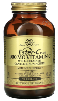 พร้อมส่ง!! Solgar Ester-C Plus Vitamin C 500 mg. 100 Vegetable Capsules.