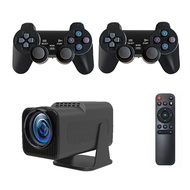 HY320 Projector Retro Game Consoles 30000+Game H713 Android11 2.4G+5G WIFI6 3D Game Projector Suppor