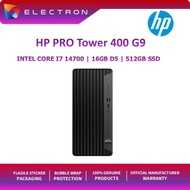 HP Pro Tower 400 G9 A3MK9PT Desktop PC Black ( i7-14700, 8GB, 512GB SSD, Intel, W11P )