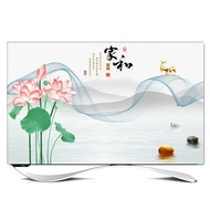 Custom pattern modern New Style High-End tv cover Cloth  lace  smart tv dust flat screen monitor protection hanging desktop LCD /32 37 40 42 43 47 48 49 50 52 55inch62708