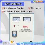 S&C AVR Automatic Voltage Regulator SVR 5000VA Servo Type 5KVA AVR Time Delay Power On