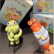 SY SpongeBob SquarePants Dazed Fish Lazy Fish Kawaii Trendy Action Figure Desktop Ornament