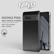 NAKEDNANO Google Pixel 8 Pro Phone Casing [Matte Black/Clear]