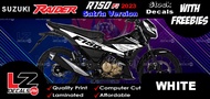 Suzuki Raider R150 Fi (2023) Satria Version Stock Decals / Stickers with Freebies