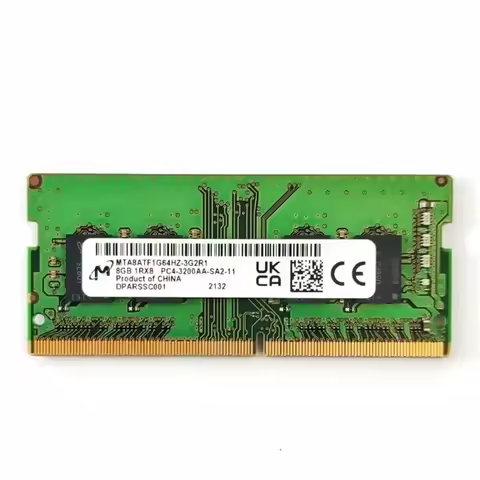 A+Micron DDR4 Ram 8GB 3200Mhz 260Pin 1.2V Laptop Memory Ddr4 8GB 1RX8 PC4-3200AA-SA2-11 SODIMM Noteb