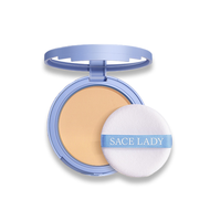 SACE LADY Oil-Control Face Powder 10g Concealer/ Kontrol minyak/ Mencerahkan