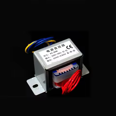 1Pcs Single V 2 Line 5W 8W 10W 20W 50W Power Transformer Input AC 220V 50HZ Change Output 7.5V 8V 10